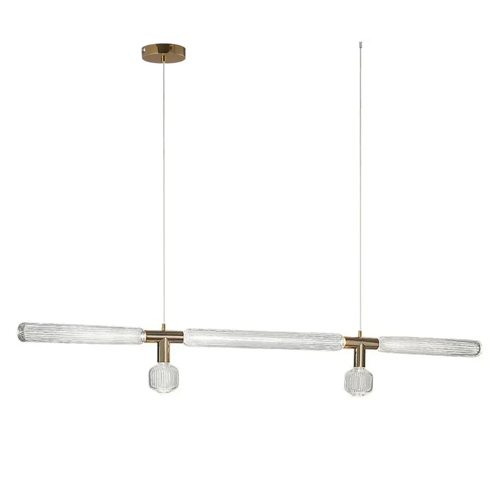 Alessio Vintage Metal Glass Pendant Light Bedroom Living Room