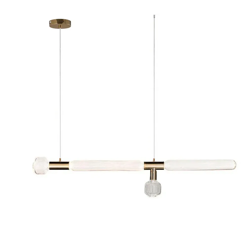 Alessio Vintage Metal Glass Pendant Light Bedroom Living Room