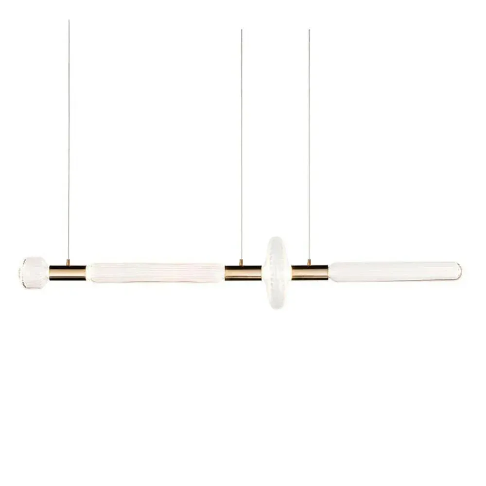 Alessio Vintage Metal Glass Pendant Light Bedroom Living Room