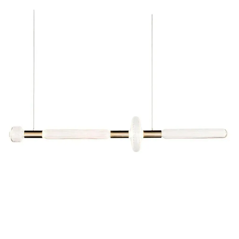 Alessio Vintage Metal Glass Pendant Light Bedroom Living Room