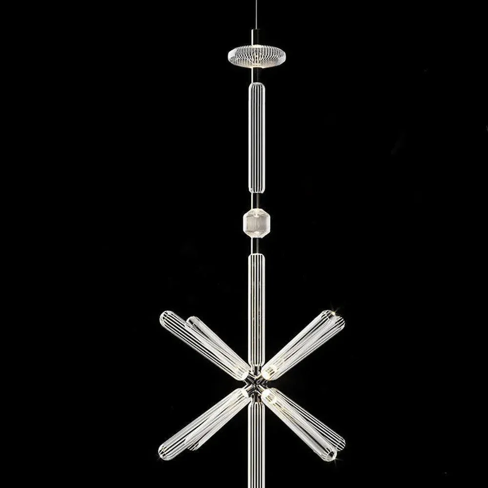 Vintage Metal Glass Pendant Light Bedroom Living Room | Las Sola