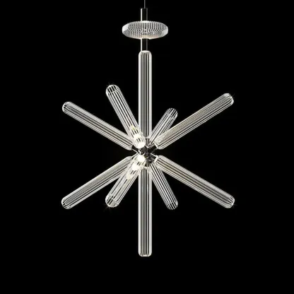 Alessio Vintage Metal Glass Pendant Light Bedroom Living Room