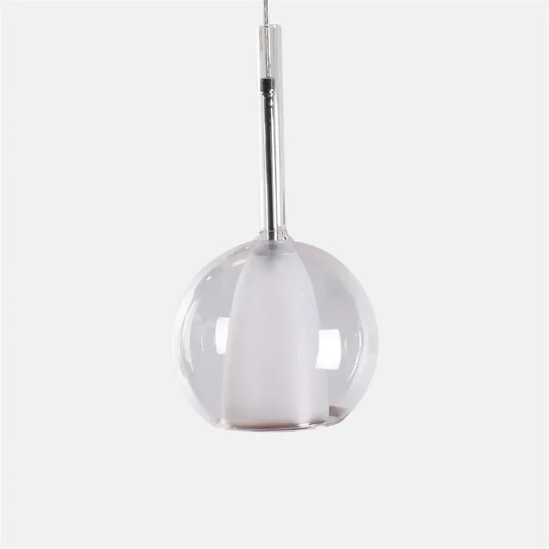 Clear Glass Hailie Sphere Pendant Light