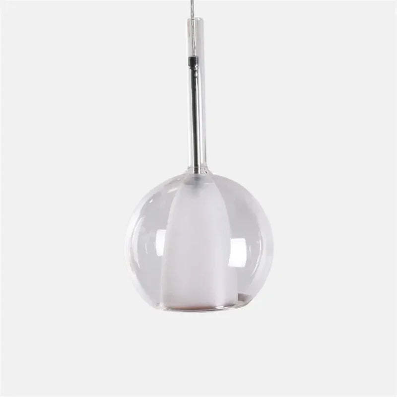 Clear Glass Hailie Sphere Pendant Light