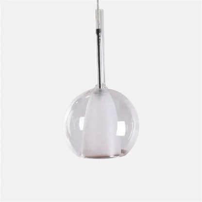 Clear Glass Hailie Sphere Pendant Light