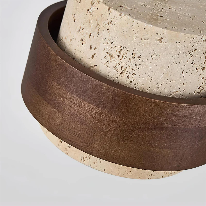 Zaid Modern Travertine Pendant Light