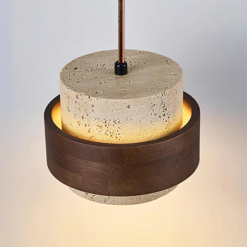 Zaid Modern Travertine Pendant Light