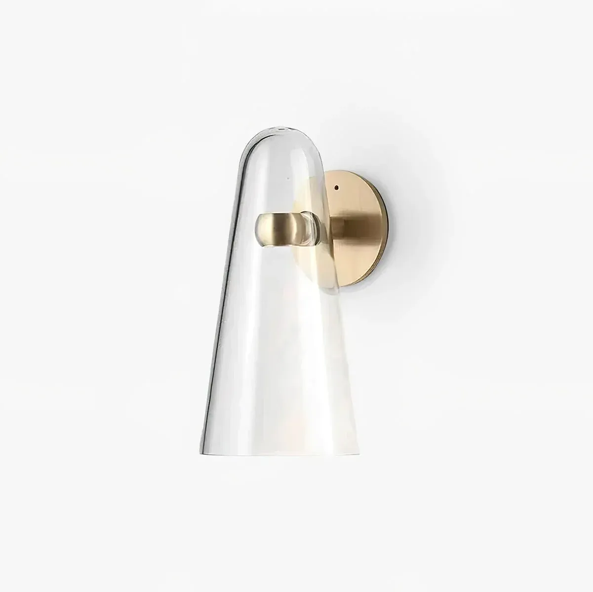 Edge Modern Unusual Glass Wall Light Shades Bathroom Bedroom Hallway