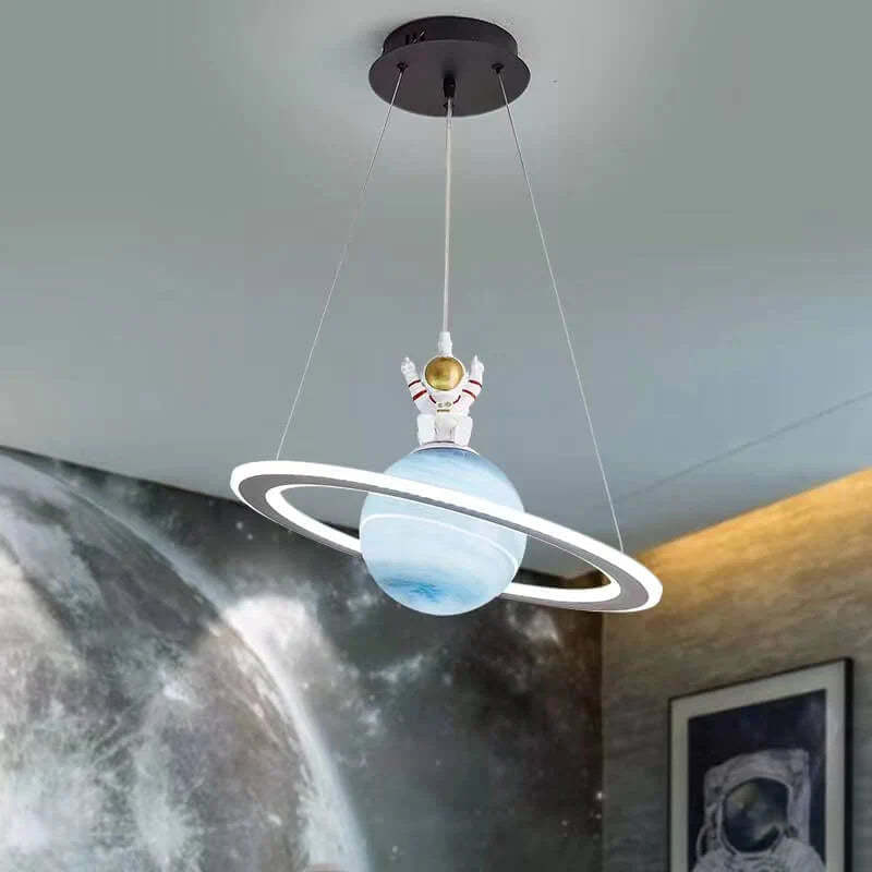 Fateh Designer LED Pendant Light - Astronaut Planet