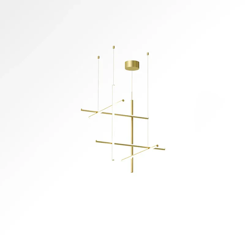 Valentina Minimalism Metal Gold Black Pendant Light Bedroom Living Room