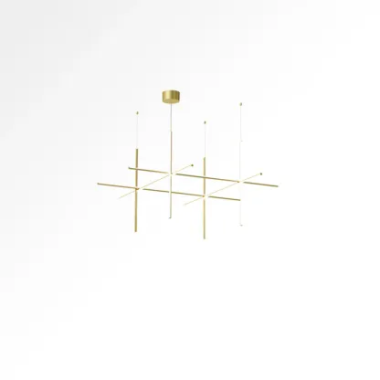 Valentina Minimalism Metal Gold Black Pendant Light Bedroom Living Room