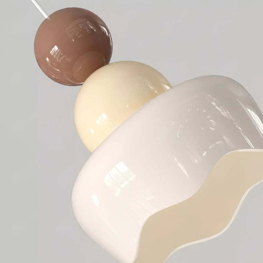 Morandi Sunny Rain Doll LED Pendant Light design detail
