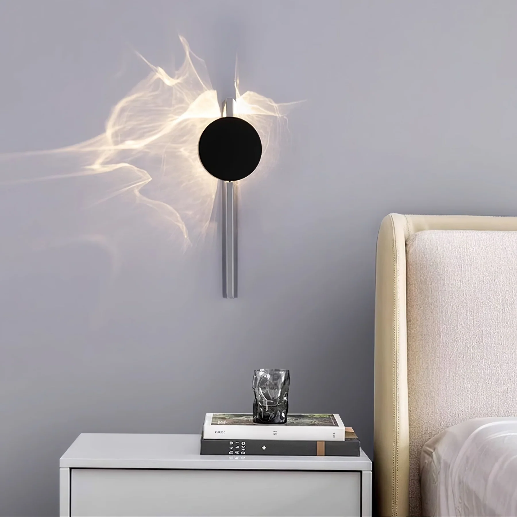 Edge Modern Creative Metal Wall Light Bedroom Hallway Living Room