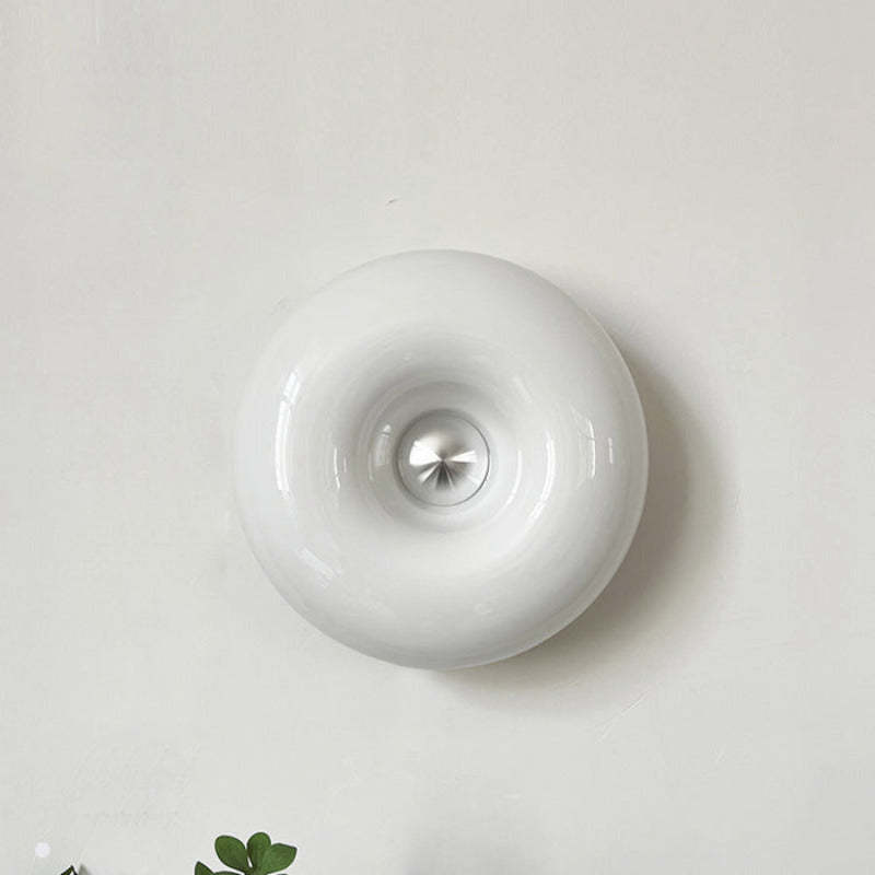 White Nielsen LED Wall Lamp - Modern Round Design