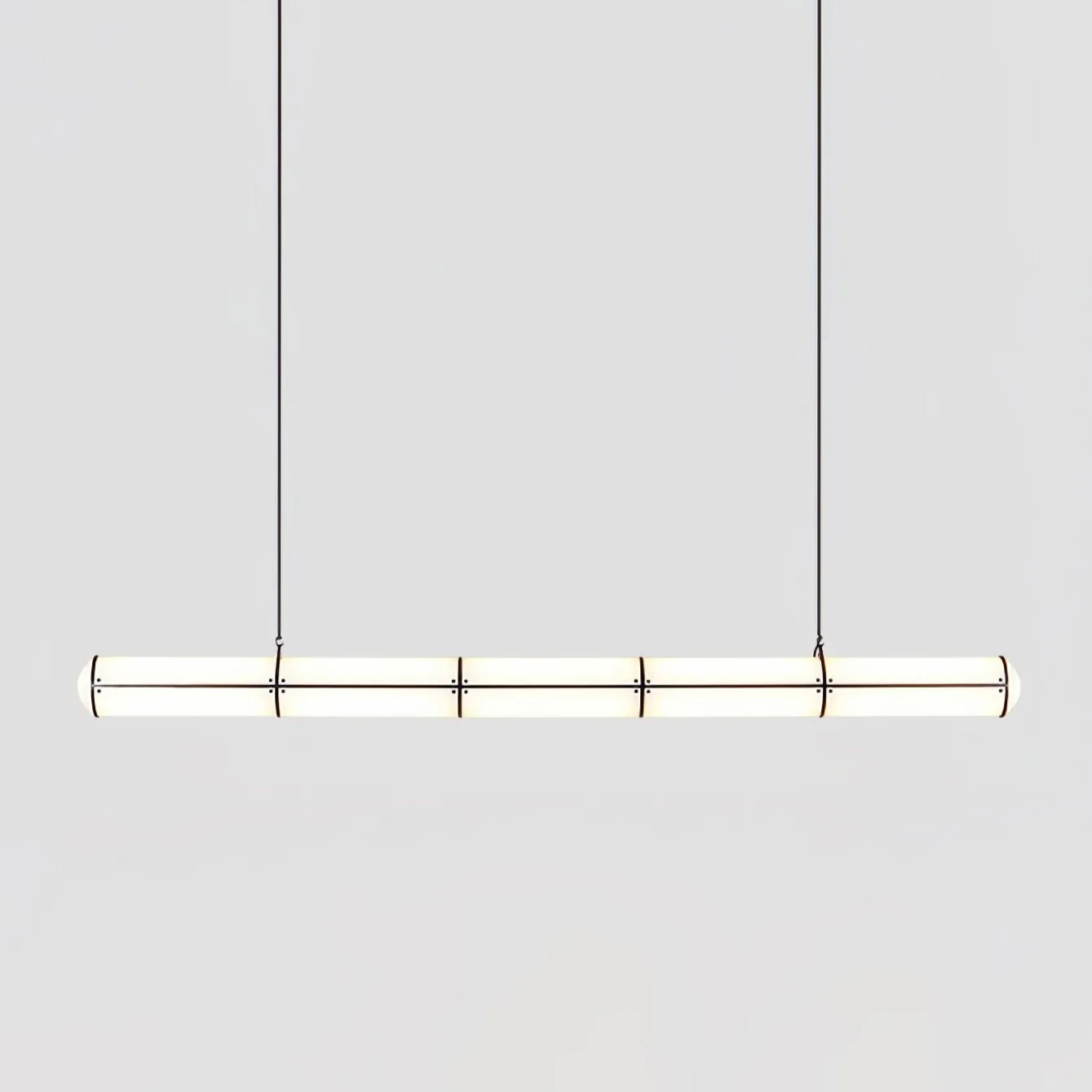 Alessio Industrial Metal Acrylic Gold Black Pendant Light Bedroom Living Room