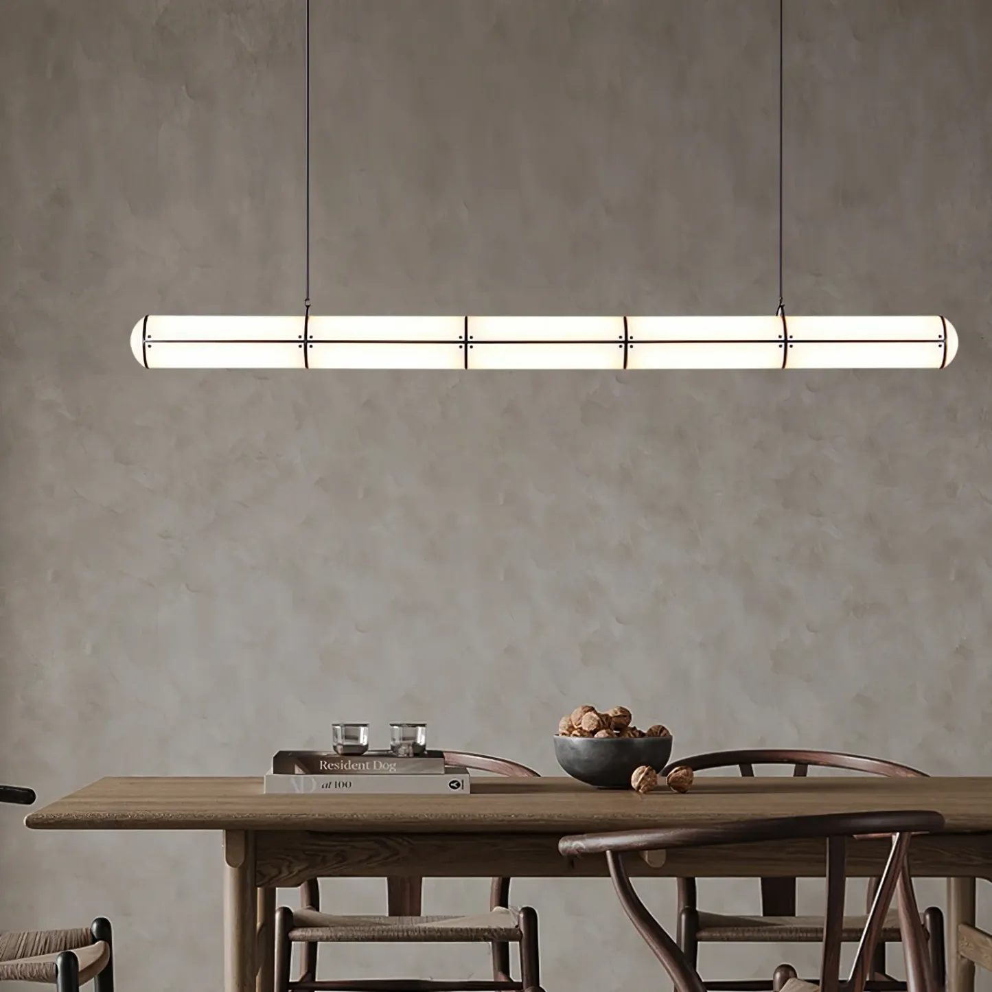 Alessio Industrial Metal Acrylic Gold Black Pendant Light Bedroom Living Room