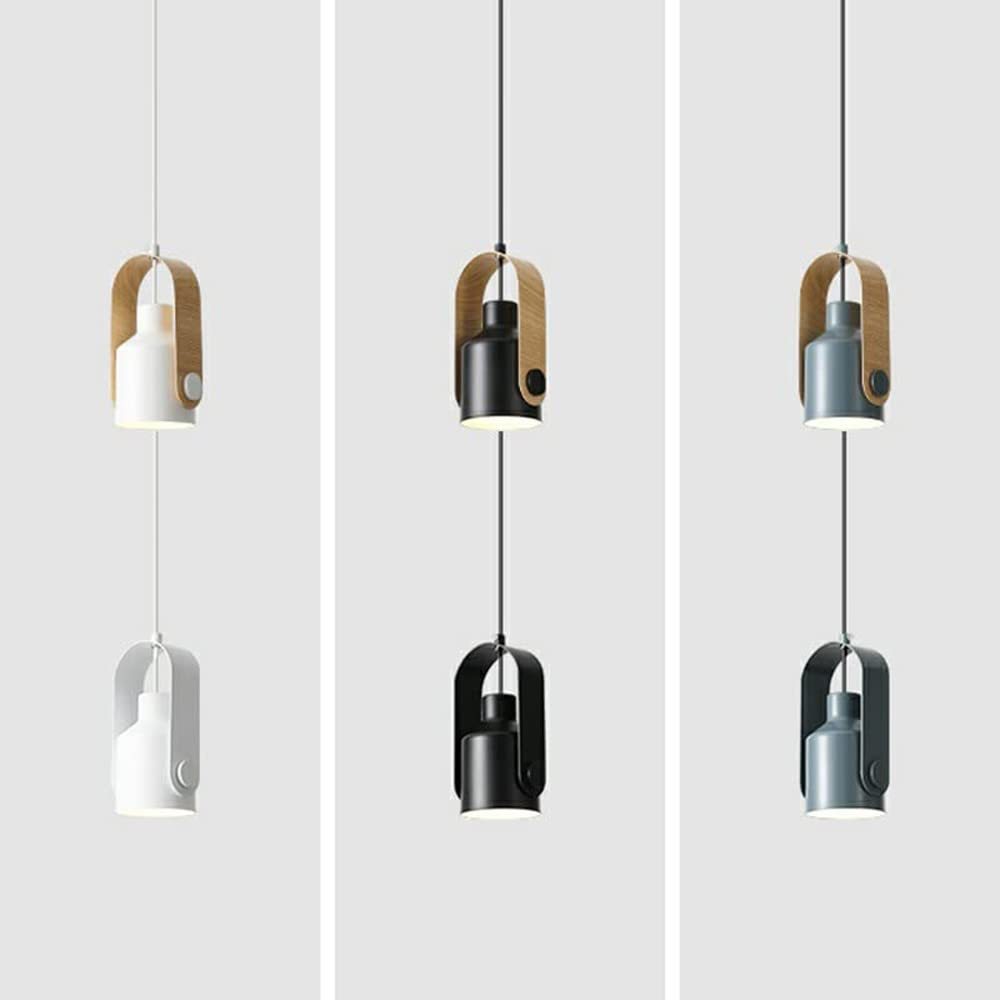 Morandi Pendant Lights in white, black, and gray