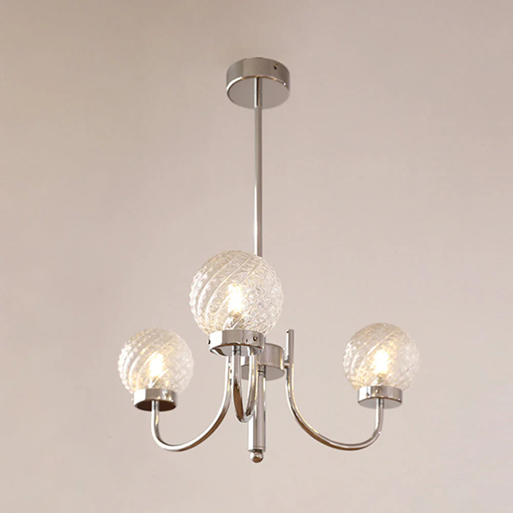 Valentina LED Pendant Light with glass ball shades