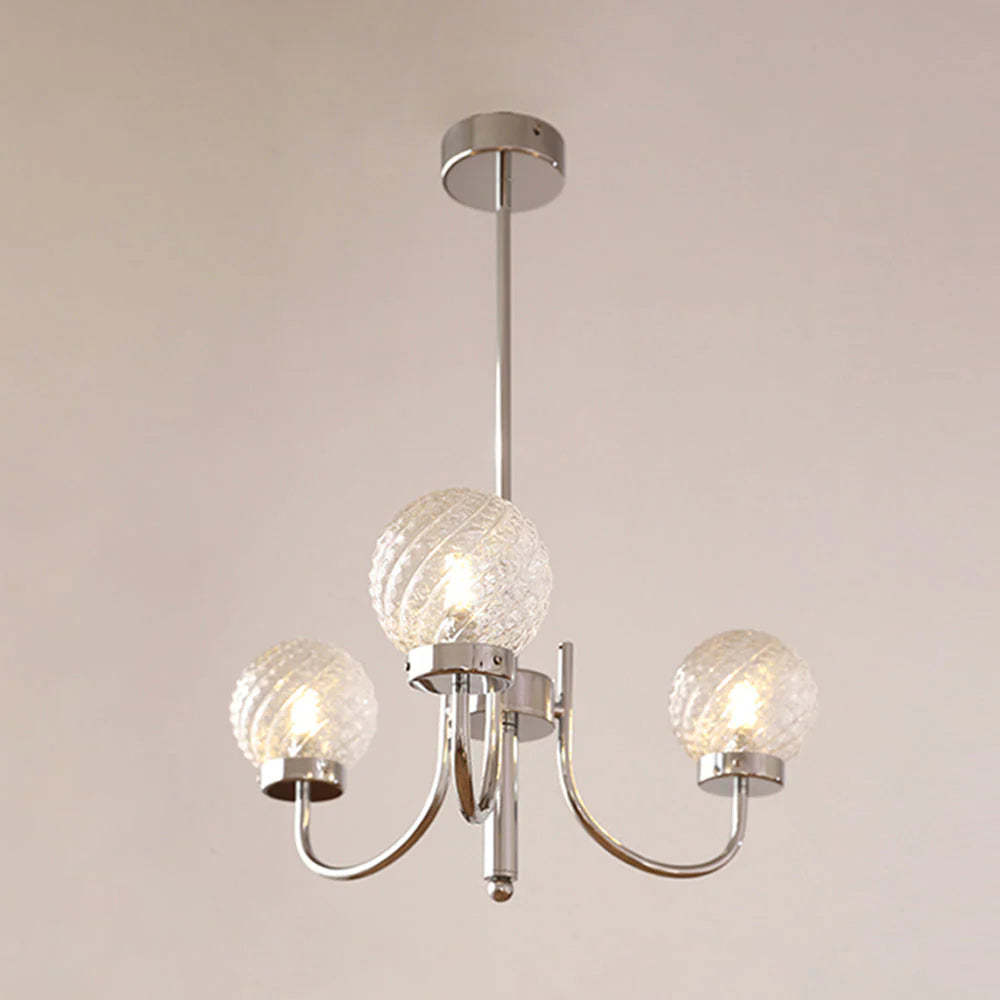 Valentina LED Pendant Light with glass ball shades
