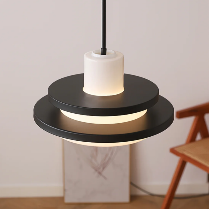 Hailie Bauhaus Pendant Light in black, modern design