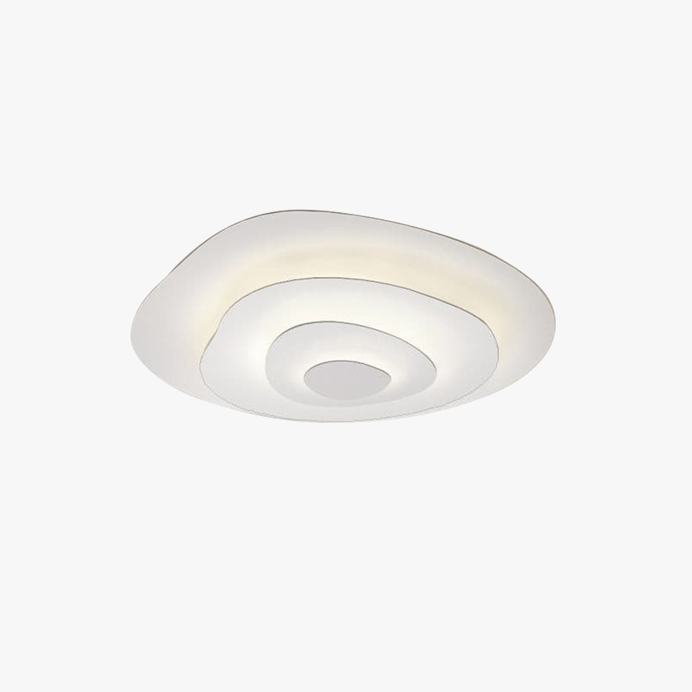 Quinn Modern Ripple Metal Ceiling Light Fixture