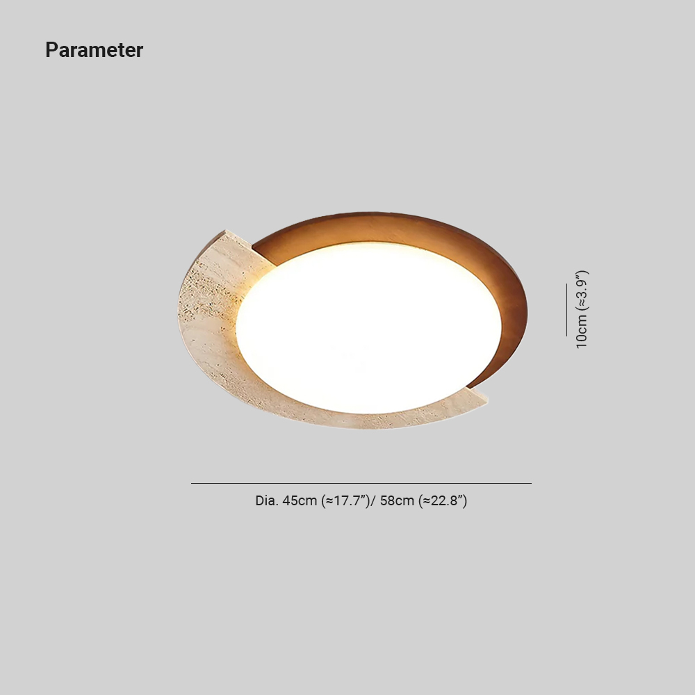 Ozawa Ceiling Lamp - Dimensions and Details