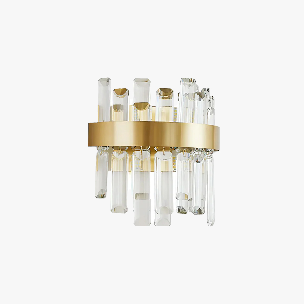 Herbert Classical Urban Crystal  Metal Wall Lamp Bedroom  Dining Room