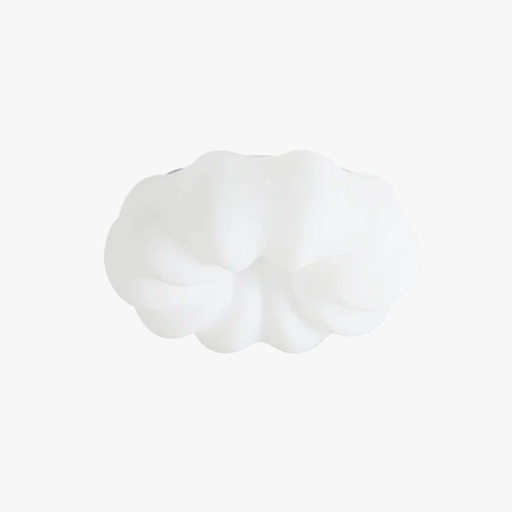 Quinn Modern White Cloud Metal PE Ceiling Lamp Bedroom  Dining Room