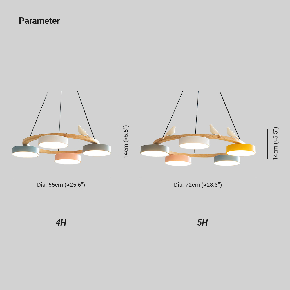 Morandi Modern Metal Wood Resin Acrylic Pendant Light Dining Room Bedroom