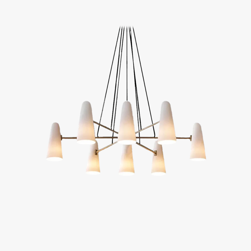 Alessio Minimalism Metal Glass Pendant Light Dining Room Bedroom