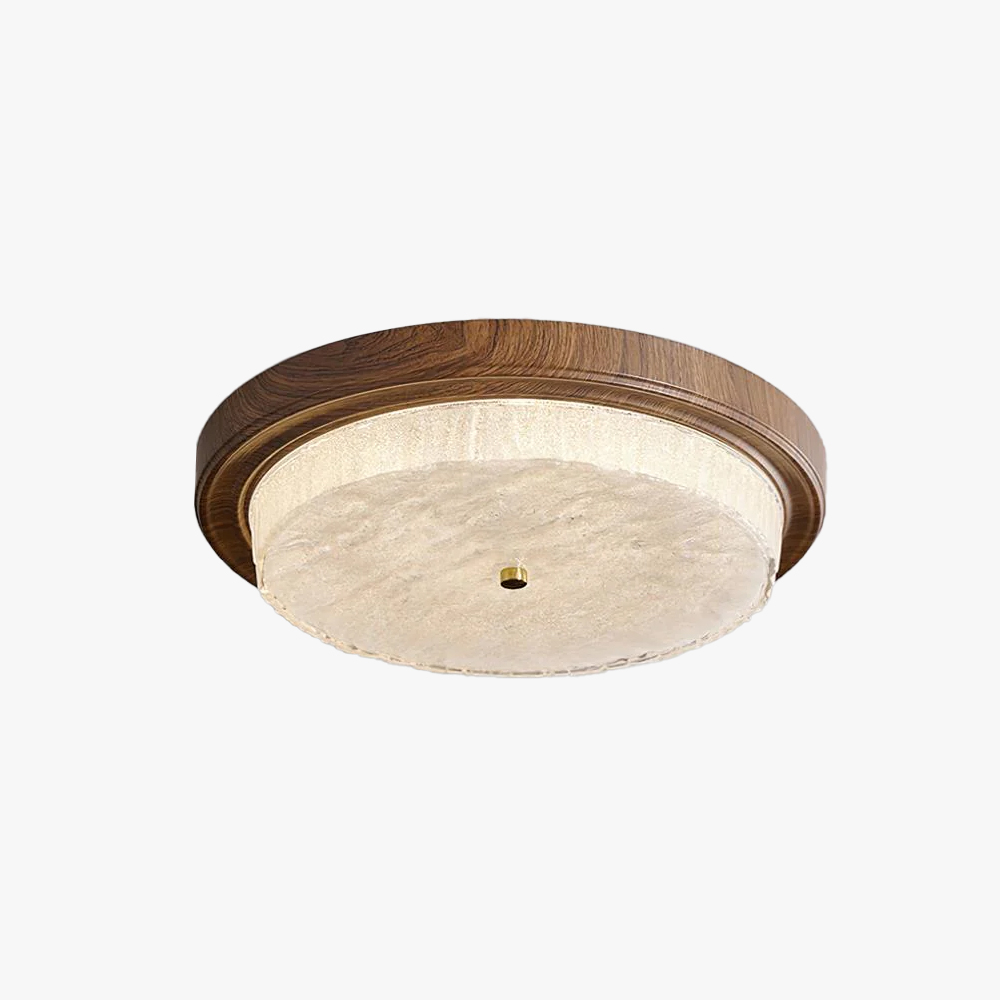 Ozawa Rustic Round Ceiling Light - Bedroom or Dining Room