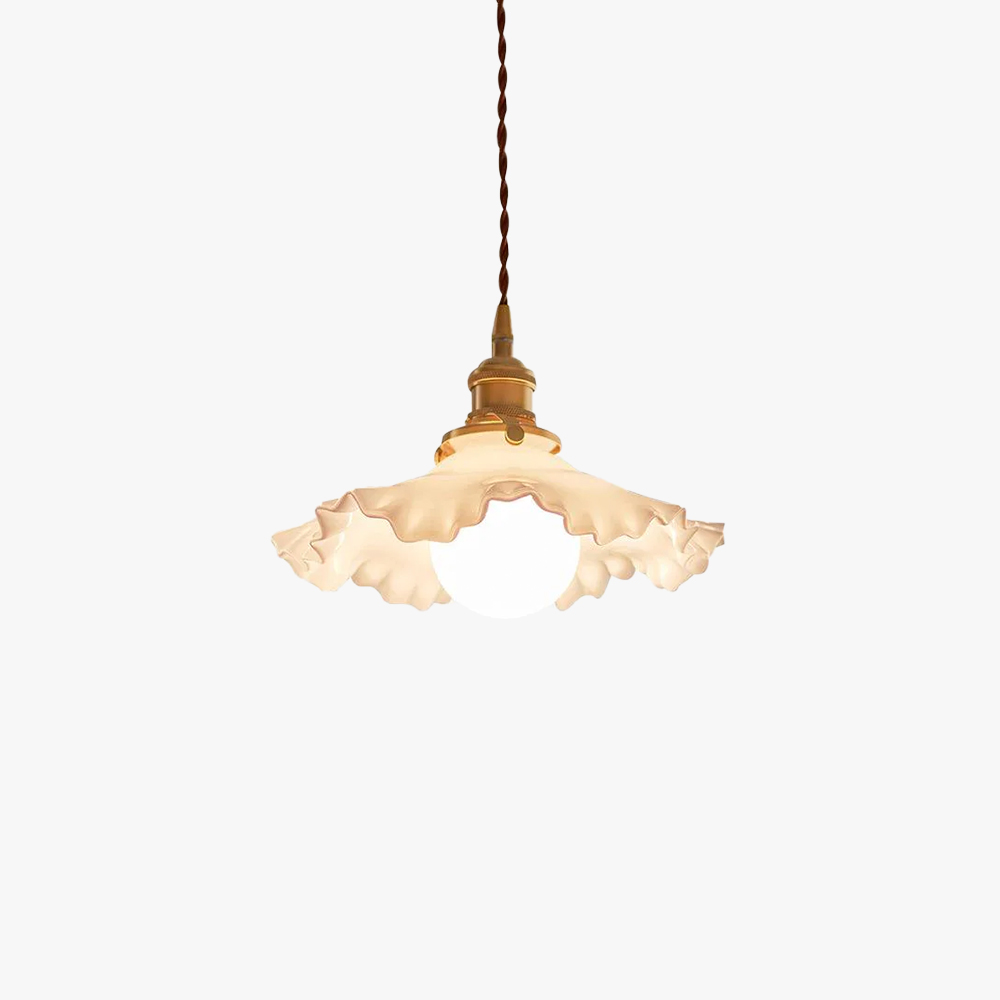 Carins Vintage Flower Glass Pendant Light Shades Bedroom Dining Room