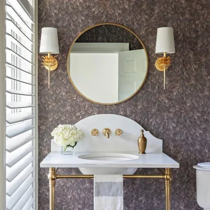 Alessio Vintage Antique Metal Fabric Wall Light Shades Bathroom Bedroom