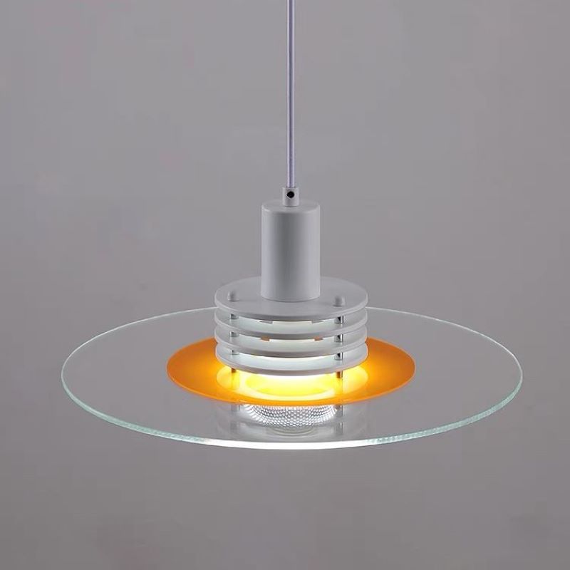 Hailie Minimalism LED Pendant Light - plate shape design