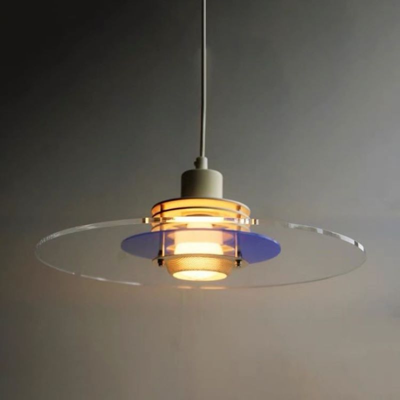 Hailie Minimalism LED Pendant Light - plate shape