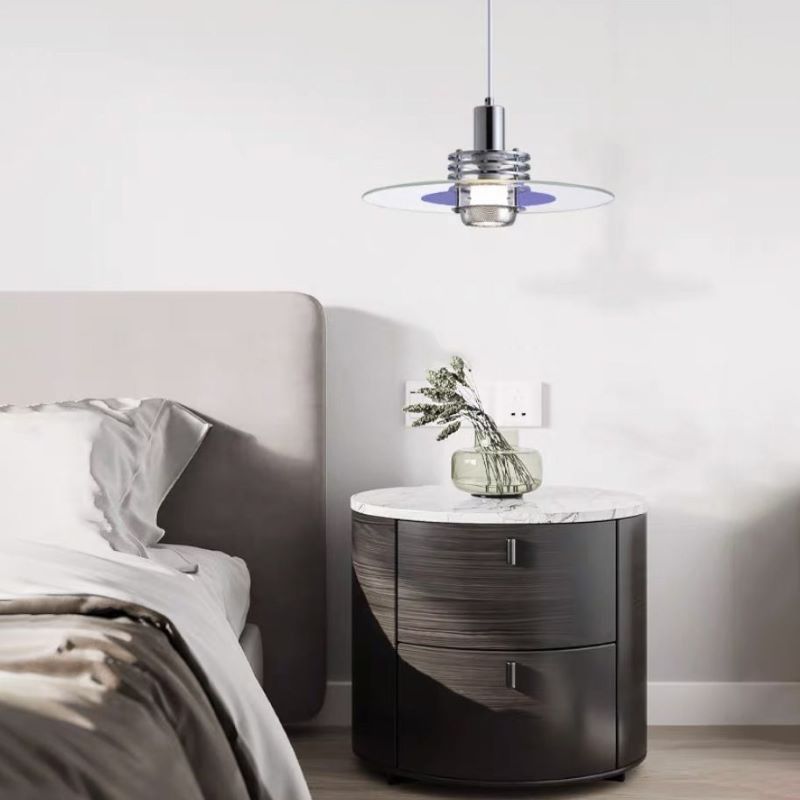 Hailie pendant light in bedroom, minimalist design