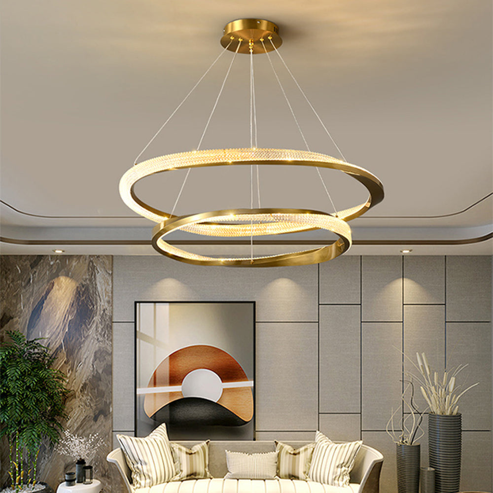 Arisha Ring Pendant Light in Living Room
