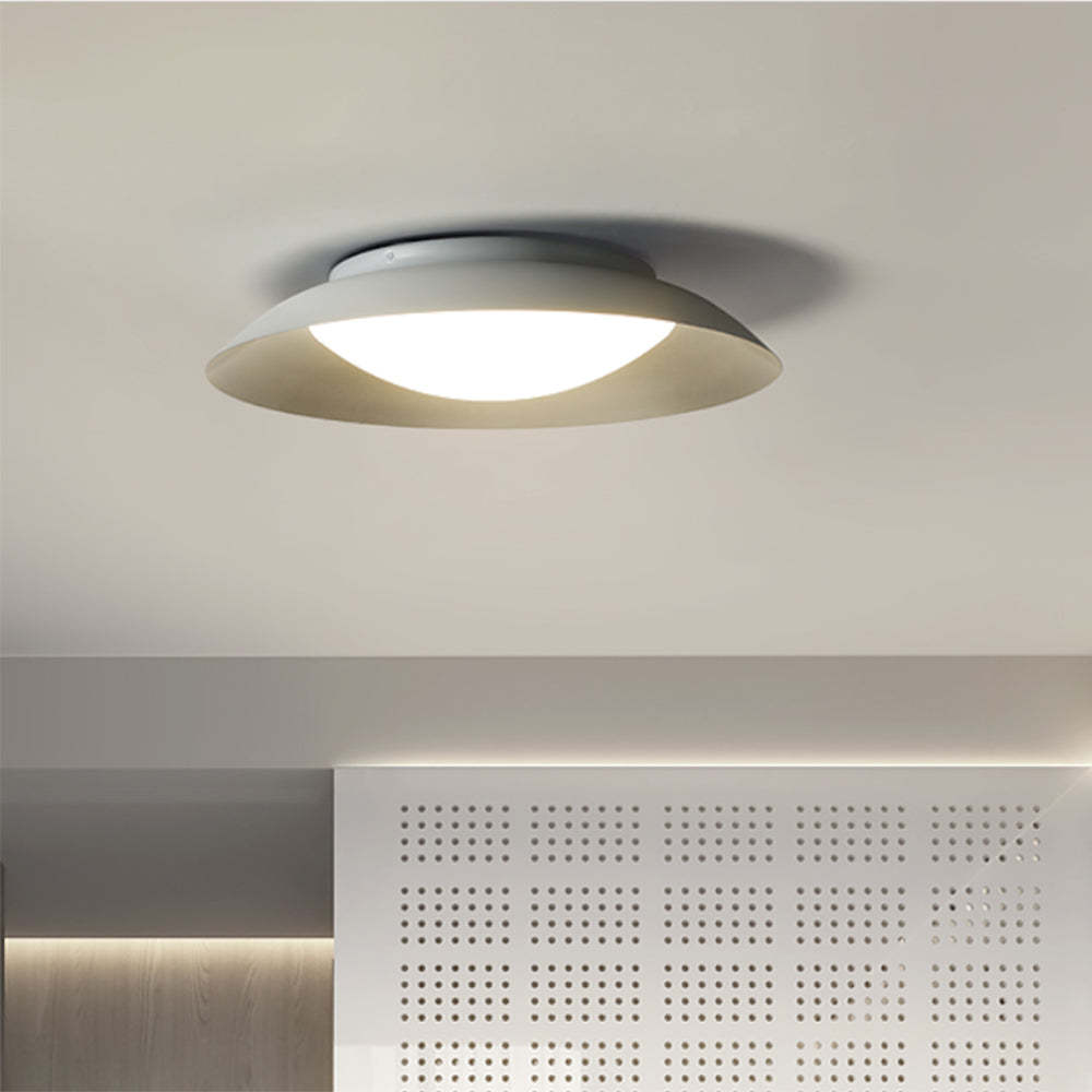 Nordic bowl ceiling light, flush mount design.