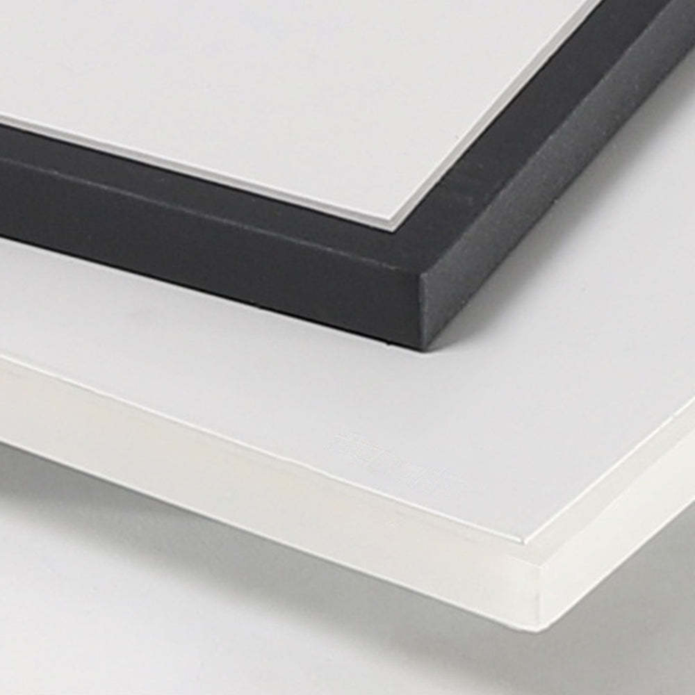 Quinn Flush Mount Ceiling Light detail: black and white