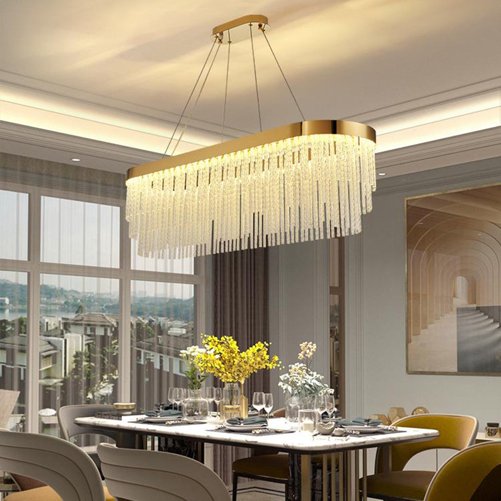 Elegant dining room with Colon pendant light fixture