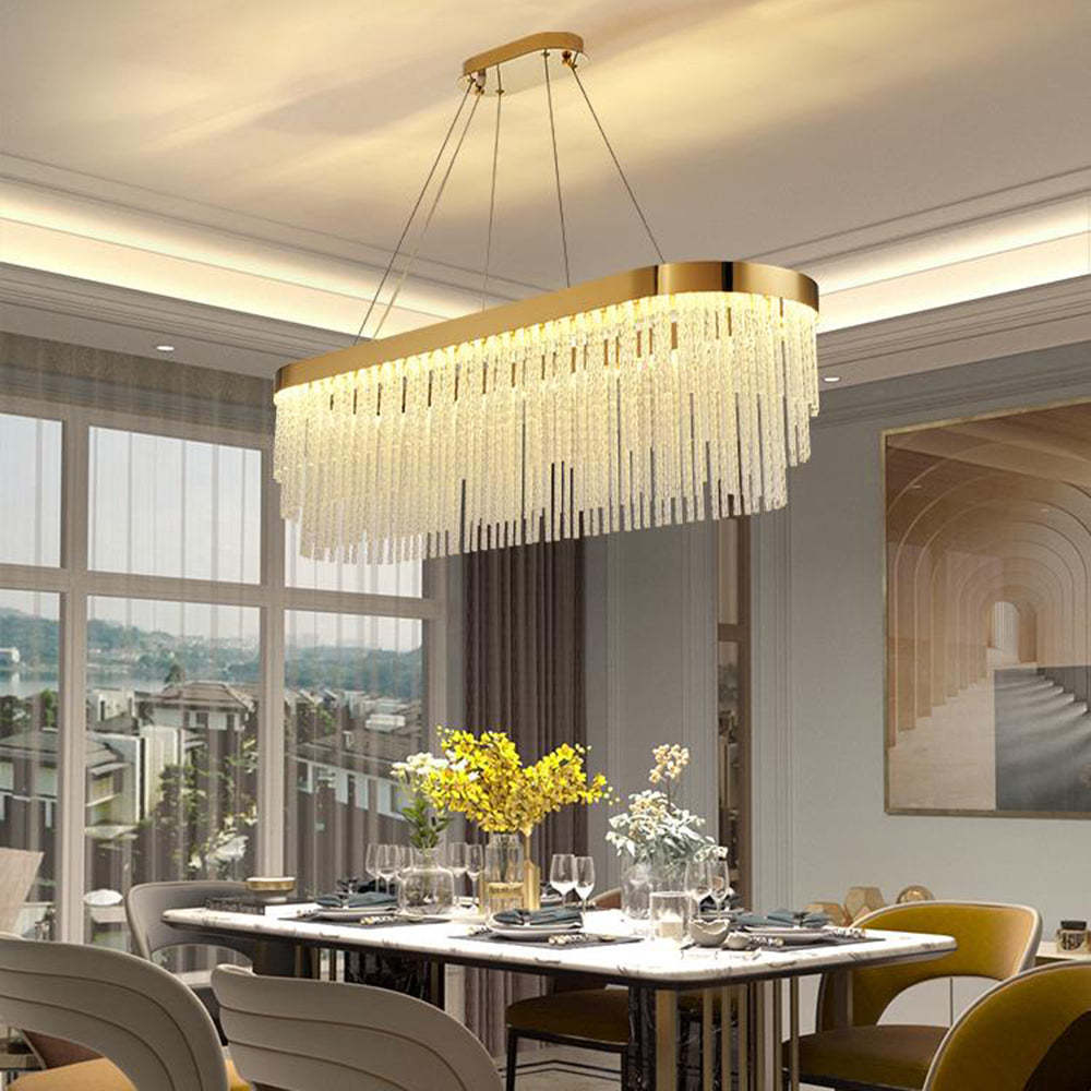 Elegant dining room with Colon pendant light fixture