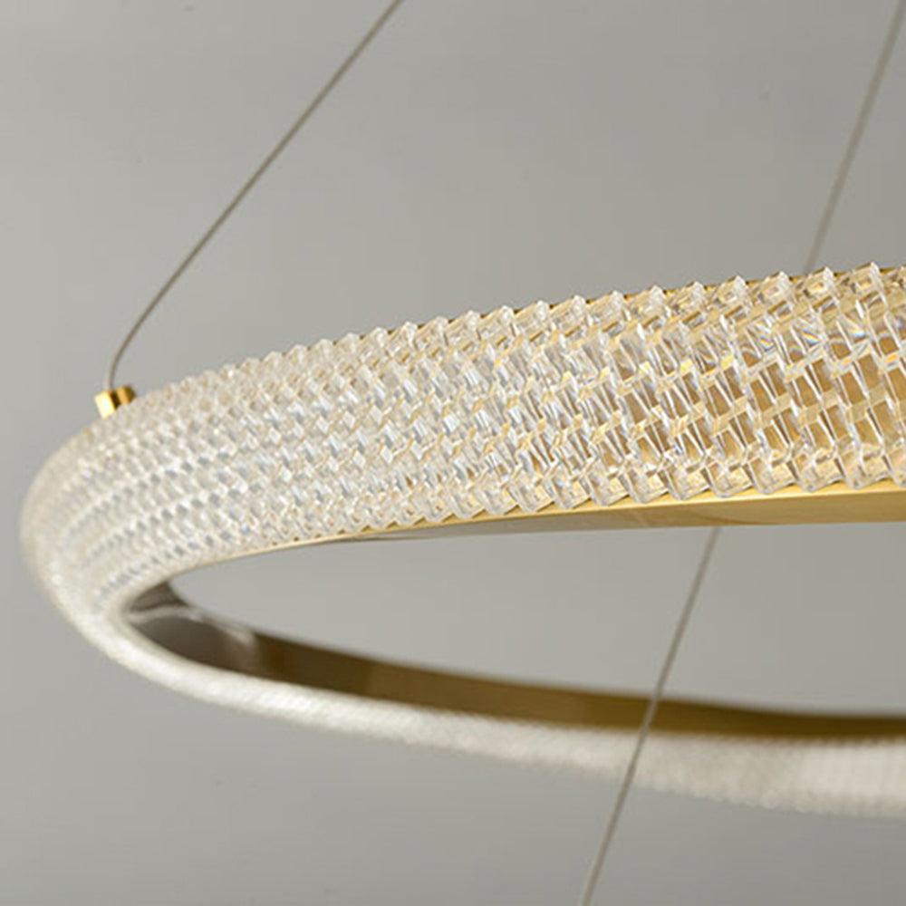 Arisha Spiral Pendant Light - Golden Finish