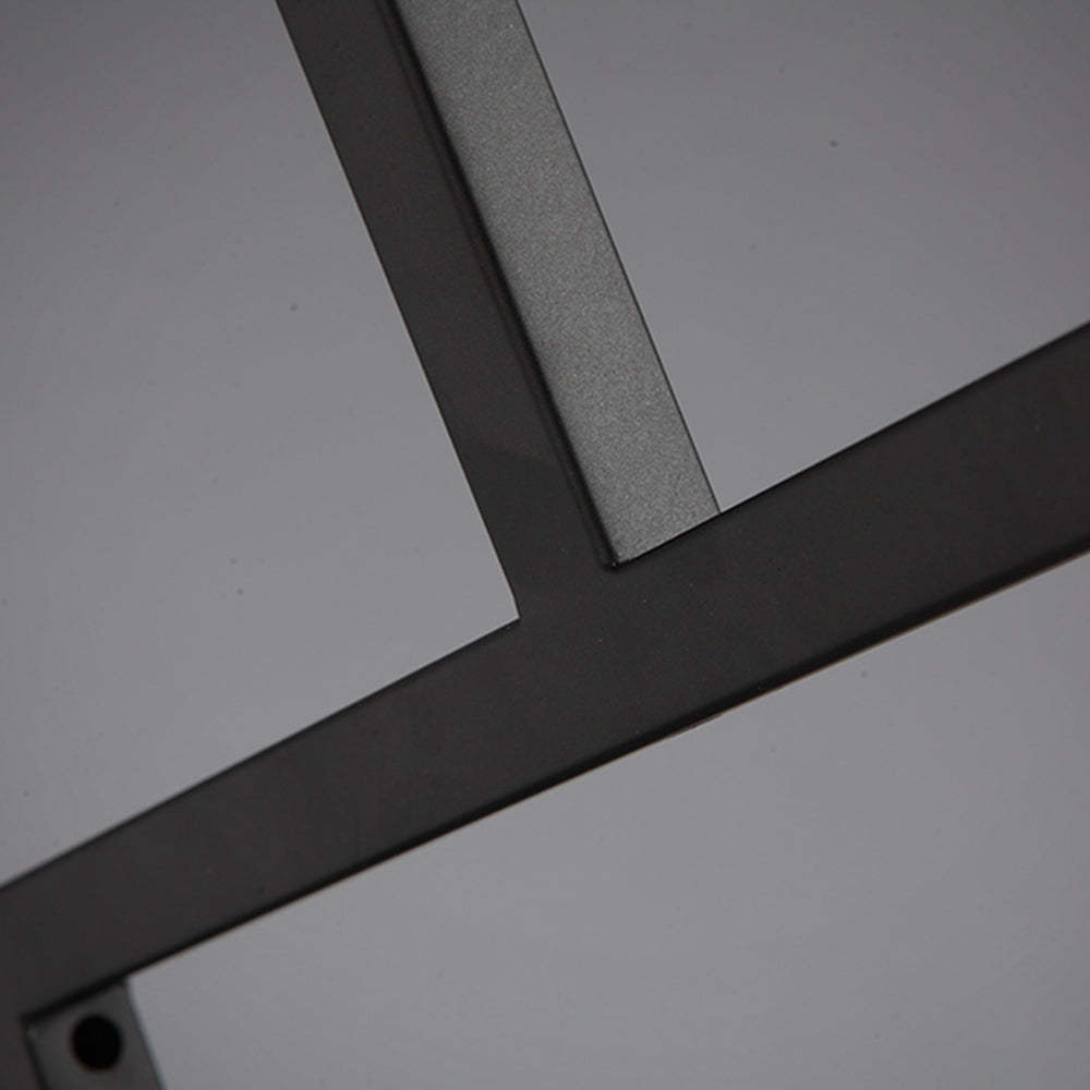 Alessio Pendant Light Wine Rack Metal Frame Close-up