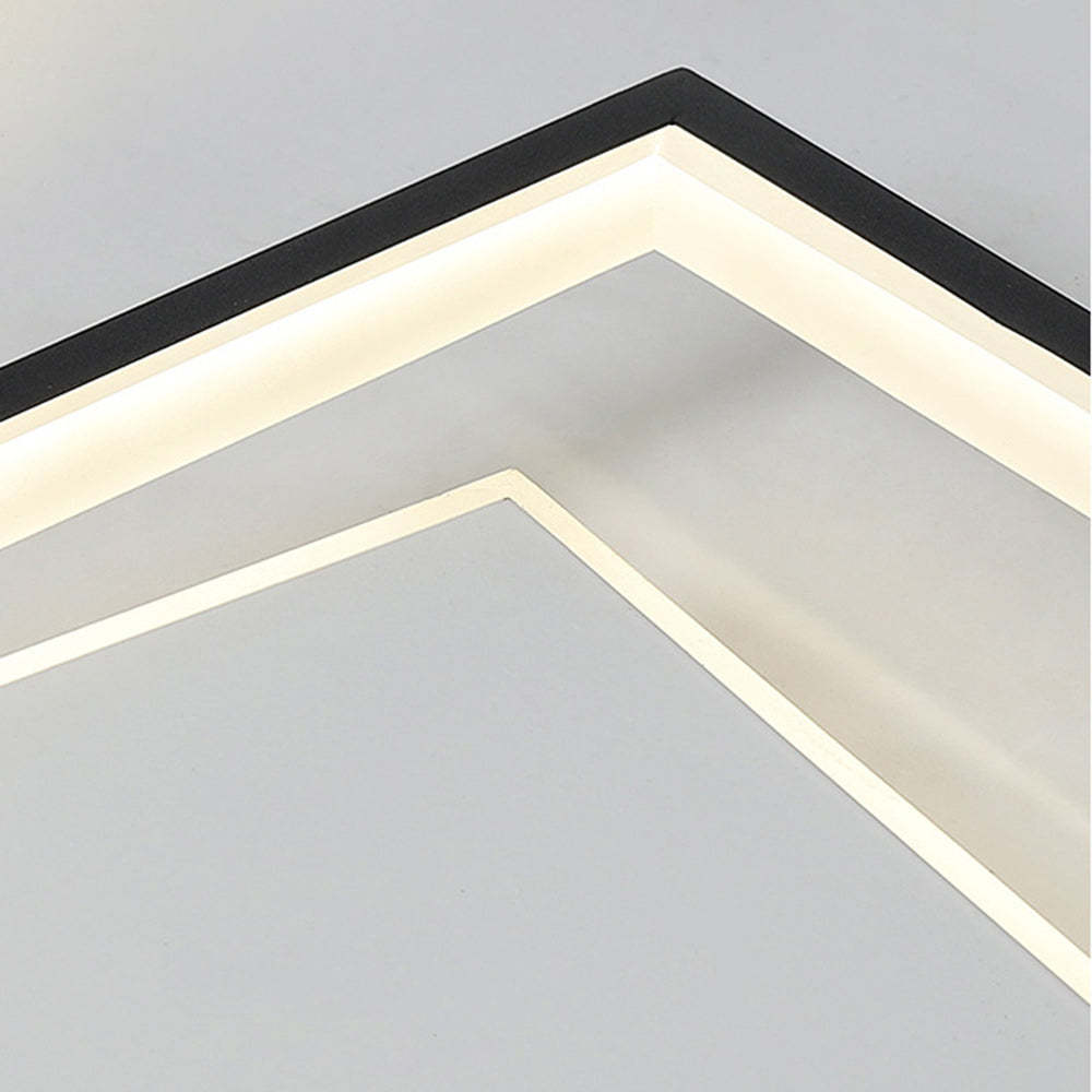 Quinn Flush Mount Ceiling Light - Modern design detail