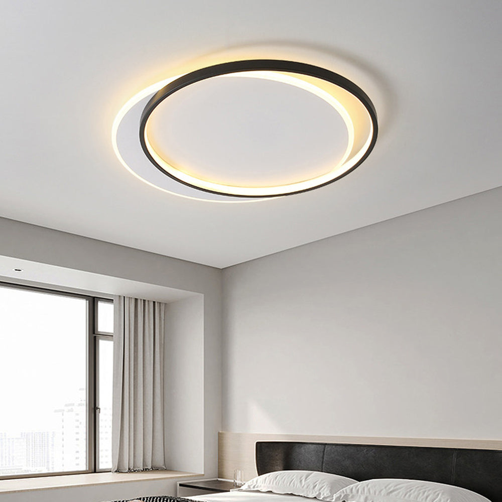 Quinn Round Ceiling Light in Bedroom