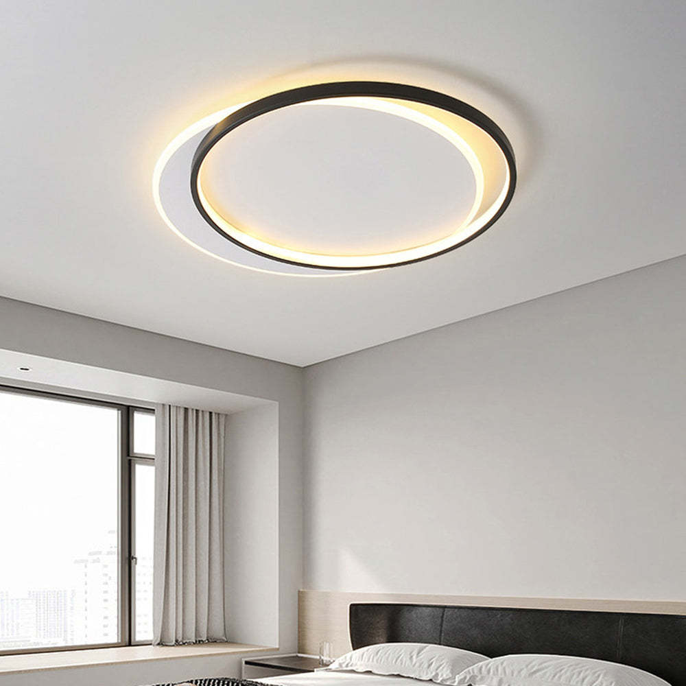 Quinn Round Ceiling Light in Bedroom