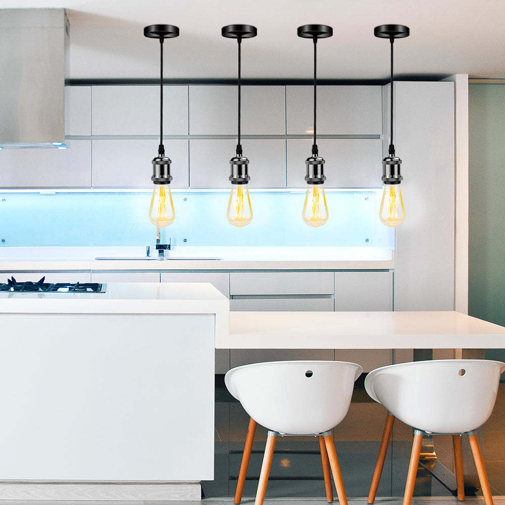 Kitchen with Alessio pendant lights