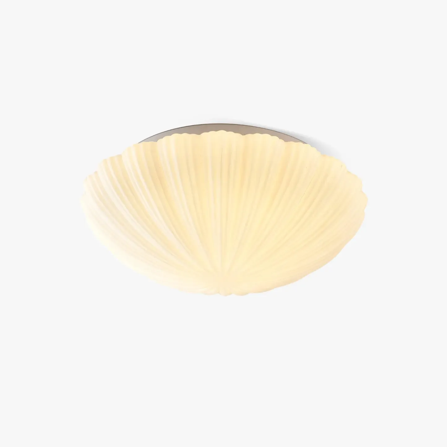 Quinn Modern Urban Seashell Glass Ceiling Light Bedroom Hallway