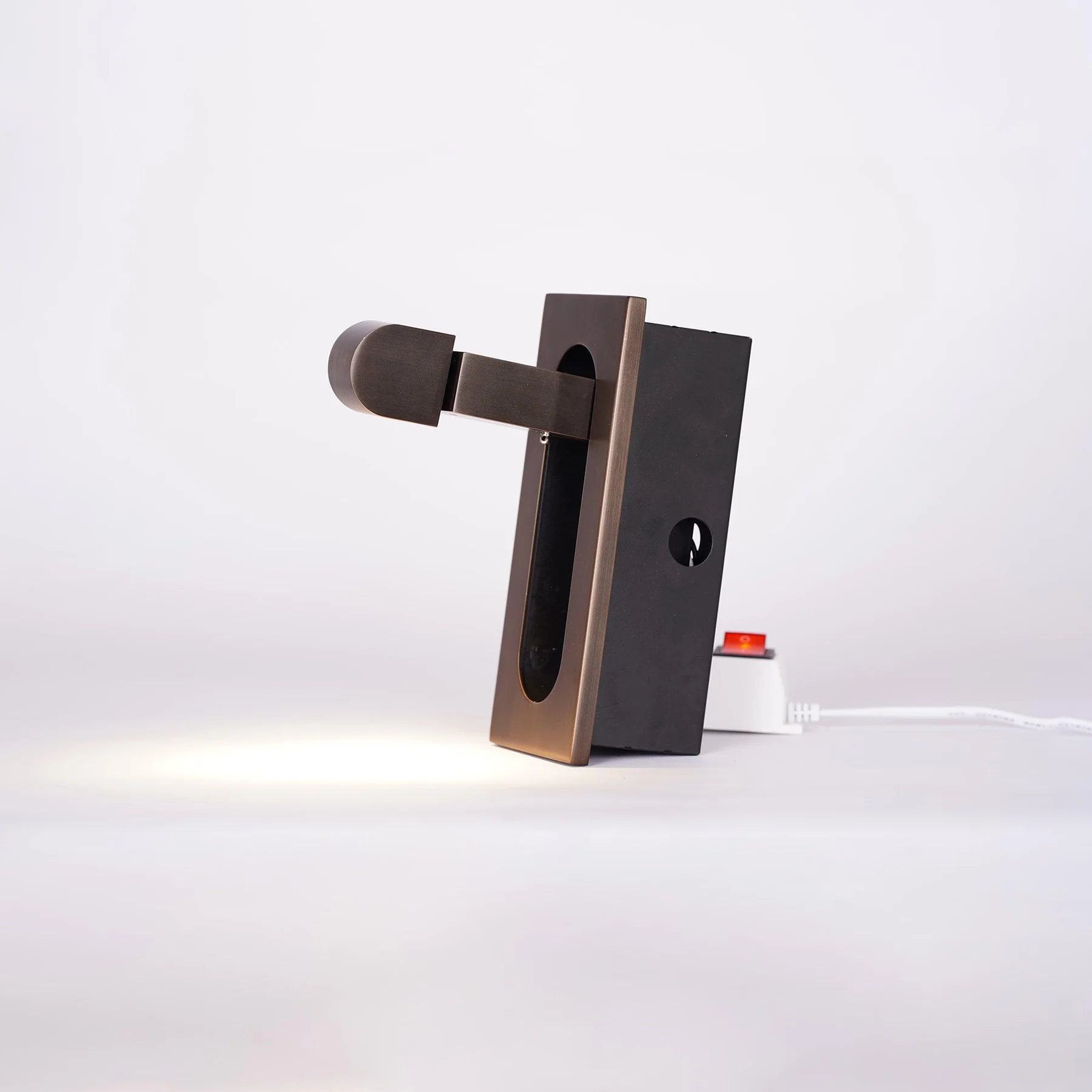 Edge Modern Minimalism Square Metal Wall Light Bedroom Hallway