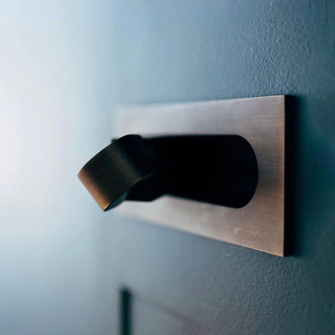 Edge Modern Minimalism Square Metal Wall Light Bedroom Hallway